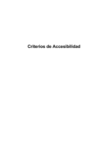 Criterios de Accesibilidad