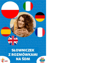 SłowniczekPL wersja A4 V2 - Światowe Dni Młodzieży Kraków 2016