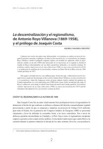 La descentralización y el regionalismo, de Antonio Royo Villanova