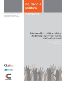 Sistema político y políticas públicas desde una