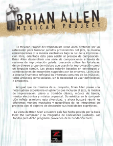 El Mexican Project del trombonista Brian Allen