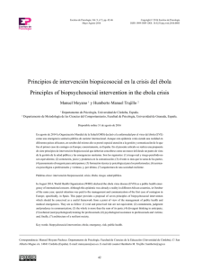 Principles of biopsychosocial intervention in the ebola crisis