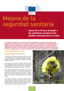 Mejora de la seguridad sanitaria