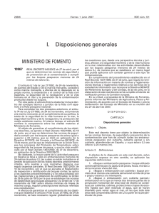 Real Decreto 543/2007 - Ministerio de Fomento