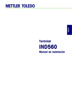 IND560 Manual de instalación