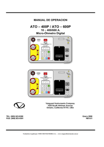 ATO-400P/600P Manual de Operacion (Español)