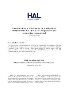 América Latina y la formación de la comunidad - Hal-SHS