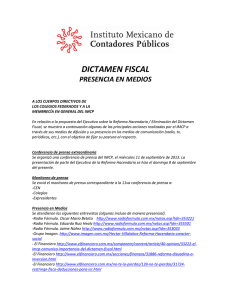 dictamen fiscal - Colegio de Contadores Públicos de México
