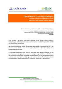 Diplomado en Coaching Ontológico