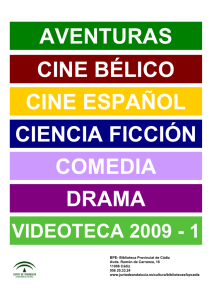 Videoteca 2009-1 - Junta de Andalucía