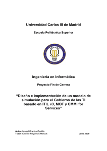 Universidad Carlos III de Madrid Ingeniería en Informática “Diseño e