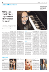 María Paz Santibáñez regresa con nuevo disco de