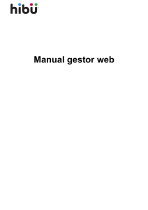 Manual gestor web