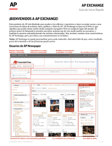 AP Exchange Quick Start Guide (Spanish)