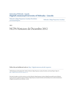 NCPA Noticiero de Diciembre 2012