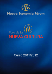 Curso 2011/2012 - Nueva Economía Fórum