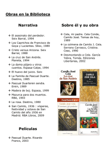 Camilo José Cela - Bibliotecas Públicas