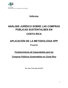 Análisis Jurídico Sobre Las Compras Públicas Sustentables en