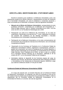 Defensor Universitario - Universidad Complutense de Madrid