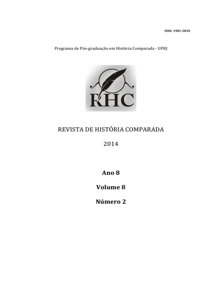 REVISTA DE HISTÓRIA COMPARADA 2014 Ano 8 Volume