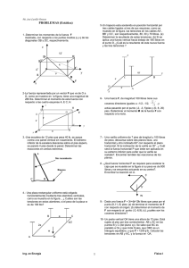 1 PROBLEMAS (Estática) y x z A B o E D C G 4` 3` x z y
