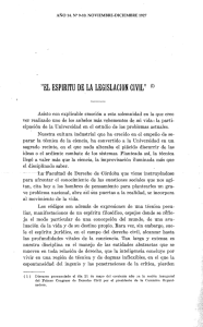 "EL ESPIRITO DE LA LEGISLACION CIVIL" (t)