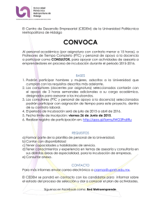 convoca - Universidad Politécnica Metropolitana de Hidalgo