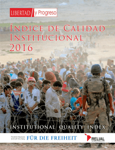 Índice de Calidad Institucional 2016