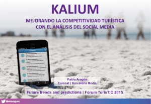Future trends and predictions | Forum TurisTIC 2015