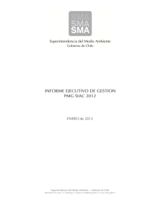 Informe SIAC enero 2012 - Superintendencia del Medio Ambiente