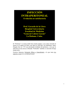 Infecciones intraperitoneales