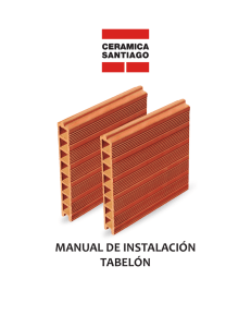 manual de instalación tabelón