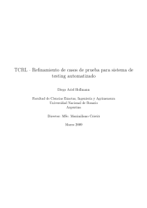 TCRL - Re namiento de casos de prueba para sistema de