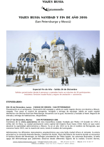 Viajes Rusia Navidad y Fin de Año 2016