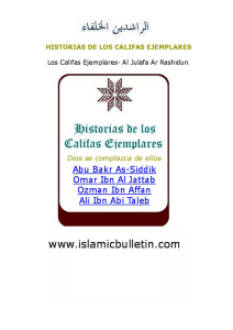 Historias de los Califas Ejemplares