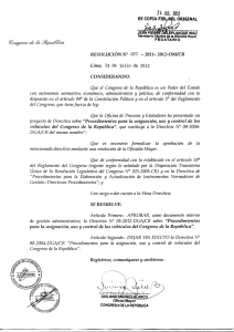 Directiva Nº 05-2012-DGA/CR