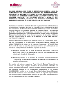 Mayo 2016 - Instituto Electoral de Quintana Roo