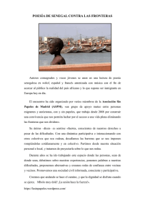 poesía senegalesa recital casa de la poesía 2015