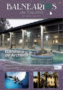 Balneario de Archena - Asociación Nacional de Balnearios