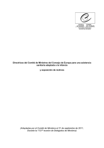 POLICY GUIDELINES OF THE COMMITTEE OF MINISTERS OF