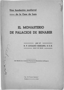 EL MONASTERIO DE PALACIOS DE BENABER
