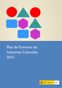 Plan de Fomento de Industrias Culturales 2015