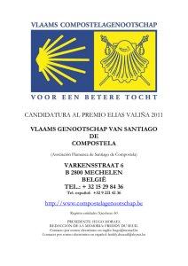 presentación de la vlaams genootschap van santiago de compostela