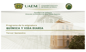 quimica y vida diaria 2012 - Universidad Autónoma del Estado de