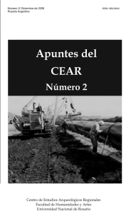 Apuntes del CEAR - Número 2 - Centro de Estudios Arqueológicos
