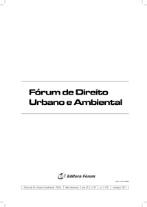 Fórum de Direito Urbano e Ambiental