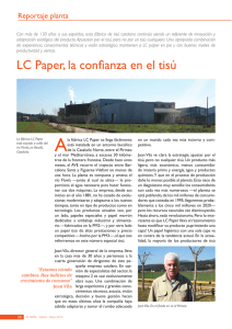 Reportaje EL PAPEL - LC Paper 1881, SA