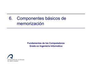 6. Componentes básicos de memorización