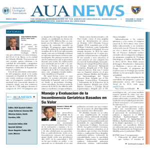 Nº 2, mayo de 2014 - Asociación Española de Urología