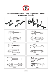 FB-Gabellaschenketten / Drop Forged Link Chains